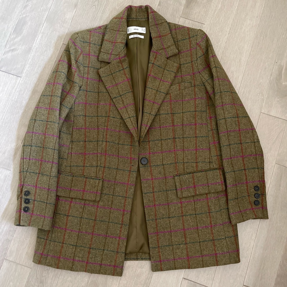 Mango Wool Blazer XS